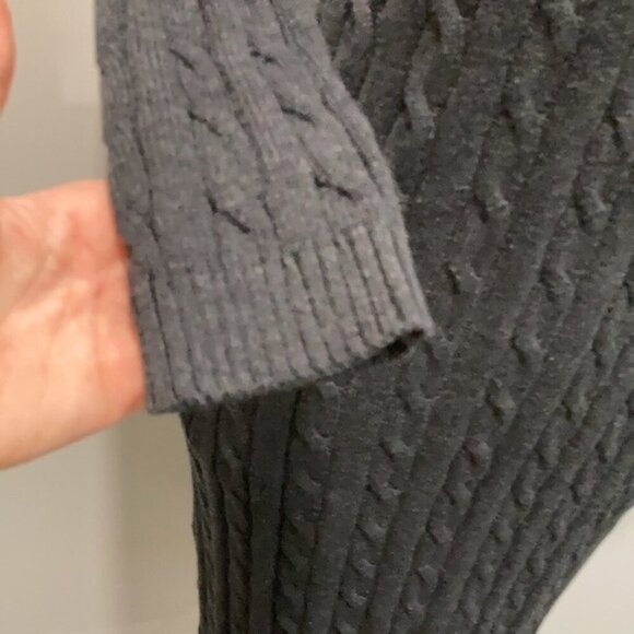 CALVIN Klein Grey Cable-knit Sweater Dress - Picture 8 of 14